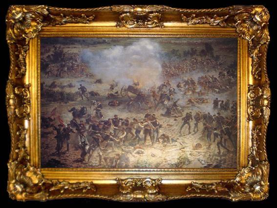 framed  Paul Philippoteaux Cyclorama of Gettysburg, ta009-2